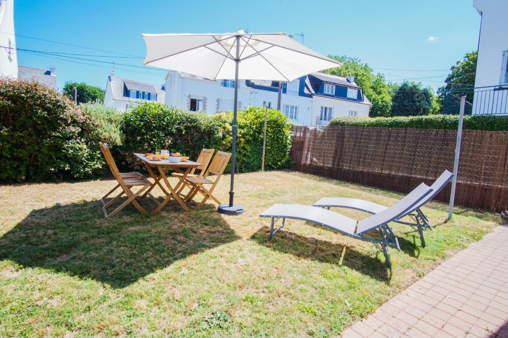 -Le Sentier- Elegant T3 Avec Jardin Proche Mer Concarneau Exterior photo