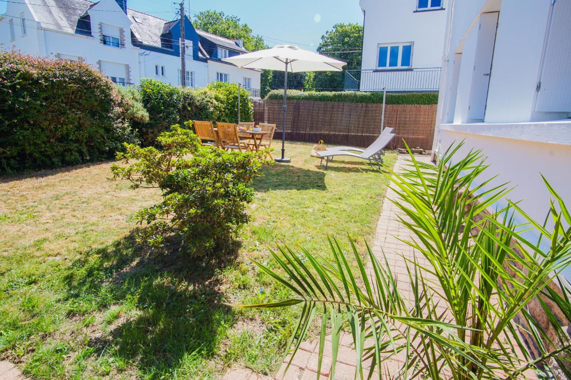 -Le Sentier- Elegant T3 Avec Jardin Proche Mer Concarneau Exterior photo